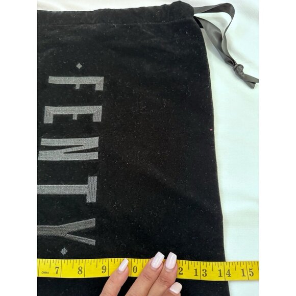 Fenty Dust Bag Storage Drawstring Black 15.5" X 14" - Picture 9 of 9